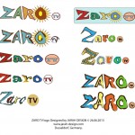 10 ten different ZARO TV logo designed & developed by Jarah Design on 26.Juni 2013